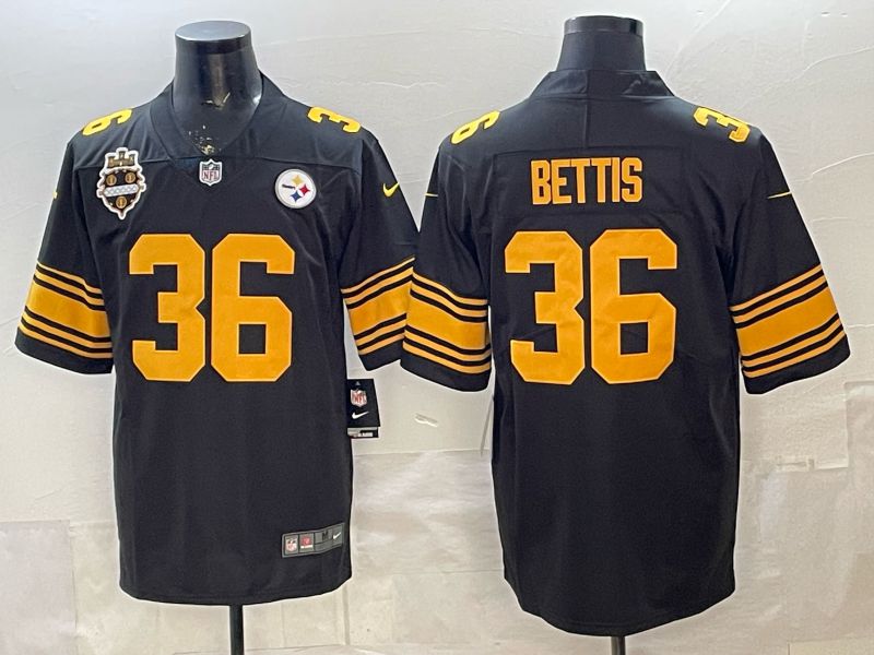 2026 Men Pittsburgh Steelers #36 Bettis Black Nike Limited NFL Jersey style 003->pittsburgh steelers->NFL Jersey